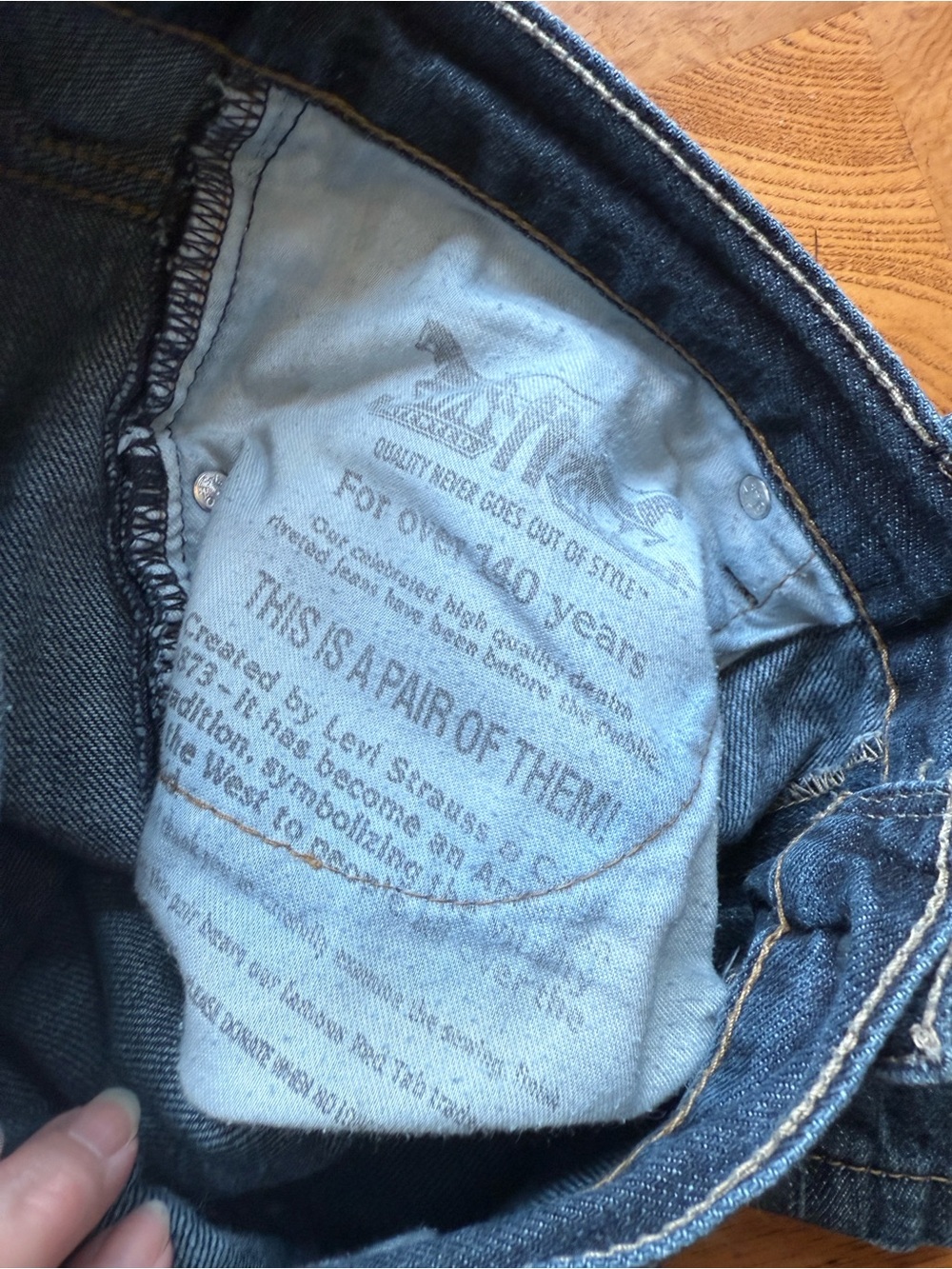 Levi’s Men’s Bootcut Jeans 33x32 - Picture 7 of 12